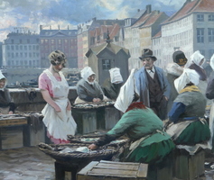 Søren Christian Bjulf - Fish market