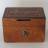 Savings box in marquetry