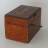 Savings box in marquetry
