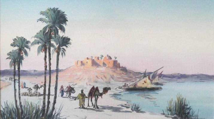 V. Manago - Orientalist landscape (2)