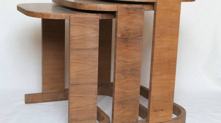 Art Deco nesting tables 