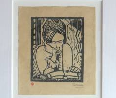 N.Eekman - Woman reading